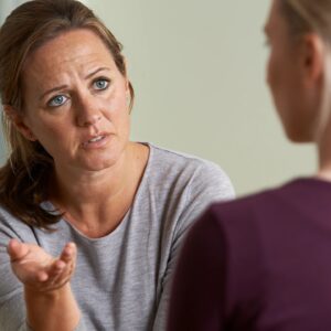 Two Women Talking to Each Other