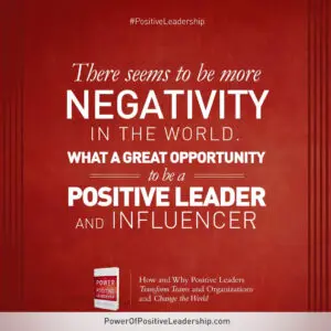 A Quote on Negativity on a Red Color Background